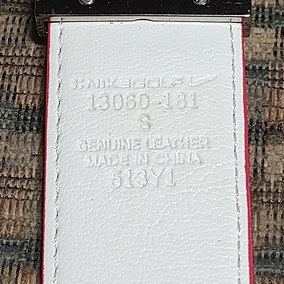 Nike Pink Belt with Silver Buckle - Picture 9 of 11